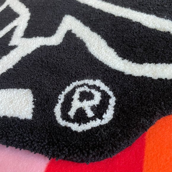 OVO Rug X Gallery 1950 OG Owl Carpet Mat October’s Very Own Black RARE - Picture 7 of 8